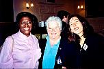 ayo (of shots) talks to Val Mcdermid and Denise Hamilton.jpg